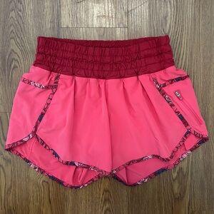 PINK LULULEMON SHORTS